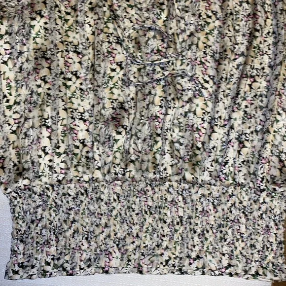 Women’s Floral Print Silver Detail Rachel Zoe Top - Picture 9 of 11